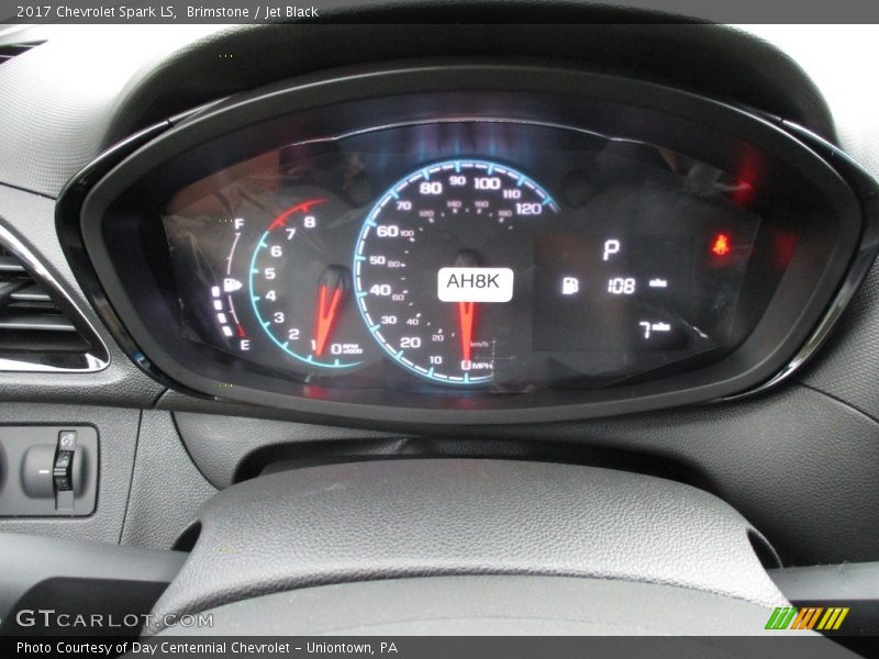 Brimstone / Jet Black 2017 Chevrolet Spark LS