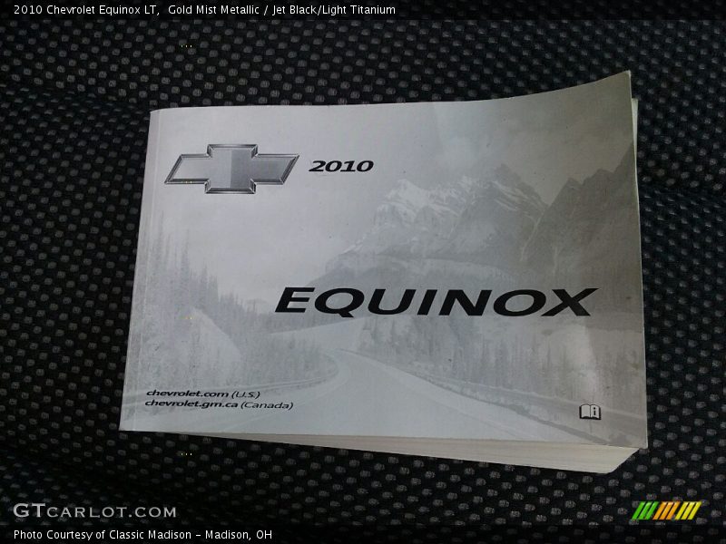 Gold Mist Metallic / Jet Black/Light Titanium 2010 Chevrolet Equinox LT