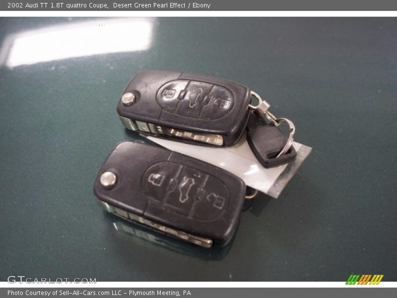 Desert Green Pearl Effect / Ebony 2002 Audi TT 1.8T quattro Coupe