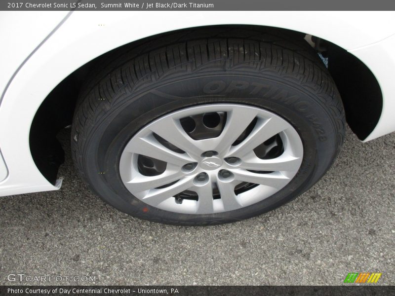 Summit White / Jet Black/Dark Titanium 2017 Chevrolet Sonic LS Sedan