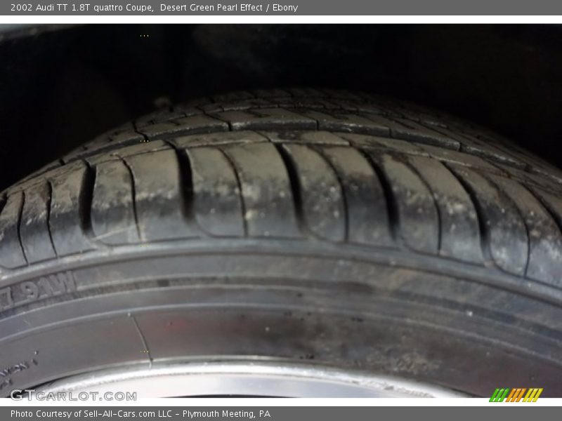 Desert Green Pearl Effect / Ebony 2002 Audi TT 1.8T quattro Coupe