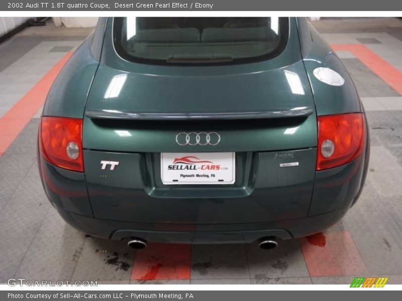 Desert Green Pearl Effect / Ebony 2002 Audi TT 1.8T quattro Coupe