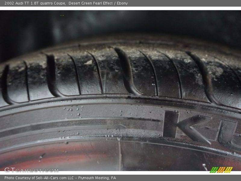 Desert Green Pearl Effect / Ebony 2002 Audi TT 1.8T quattro Coupe