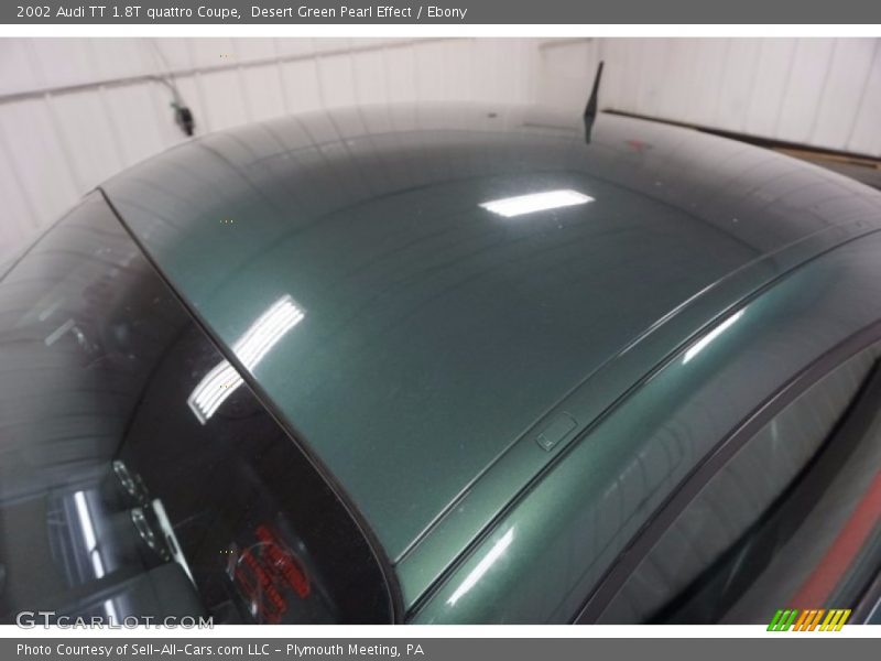 Desert Green Pearl Effect / Ebony 2002 Audi TT 1.8T quattro Coupe