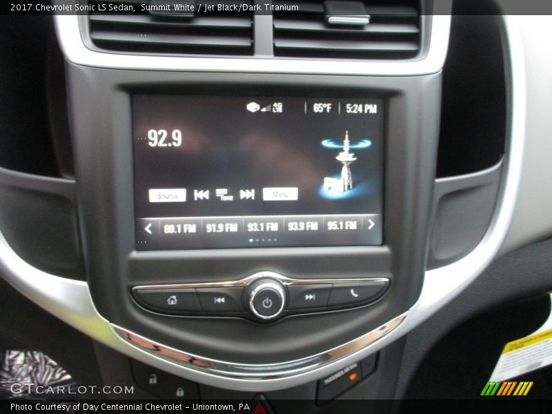 Controls of 2017 Sonic LS Sedan