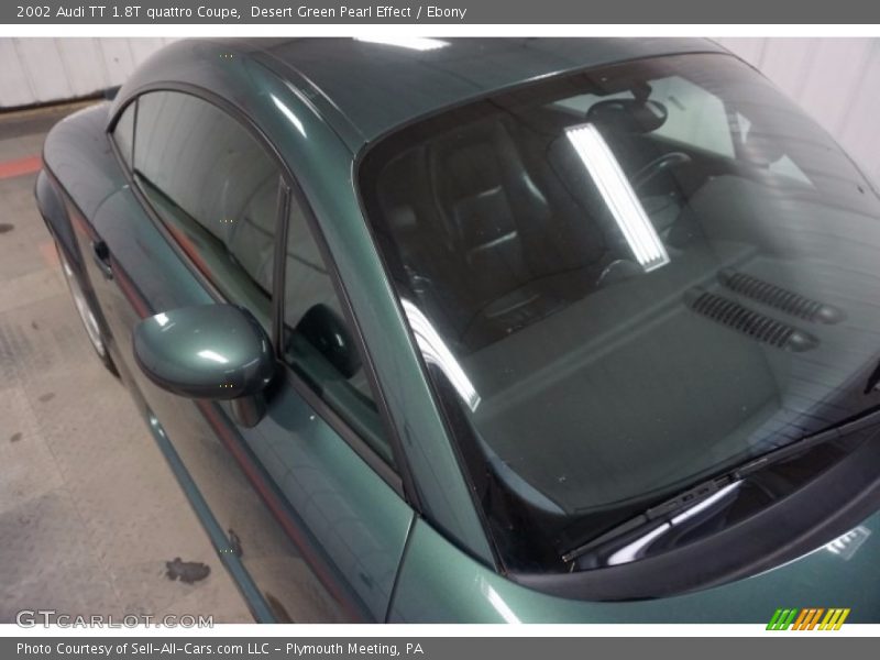 Desert Green Pearl Effect / Ebony 2002 Audi TT 1.8T quattro Coupe