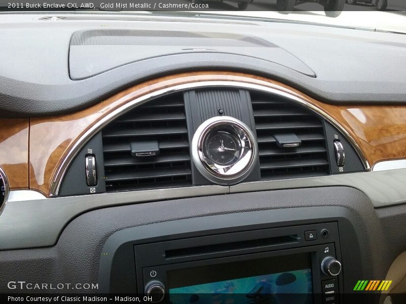 Gold Mist Metallic / Cashmere/Cocoa 2011 Buick Enclave CXL AWD