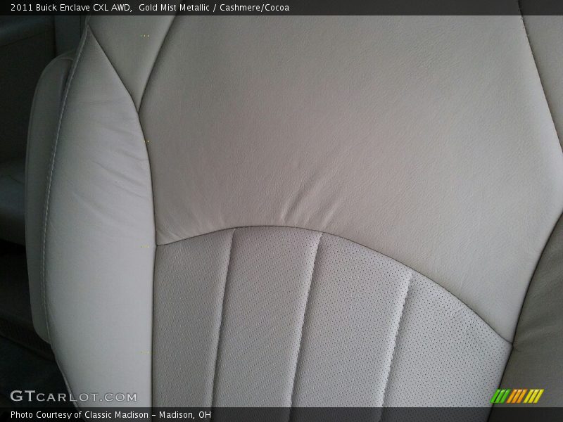 Gold Mist Metallic / Cashmere/Cocoa 2011 Buick Enclave CXL AWD