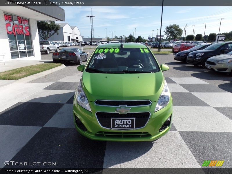 Lime / Green/Green 2015 Chevrolet Spark LT