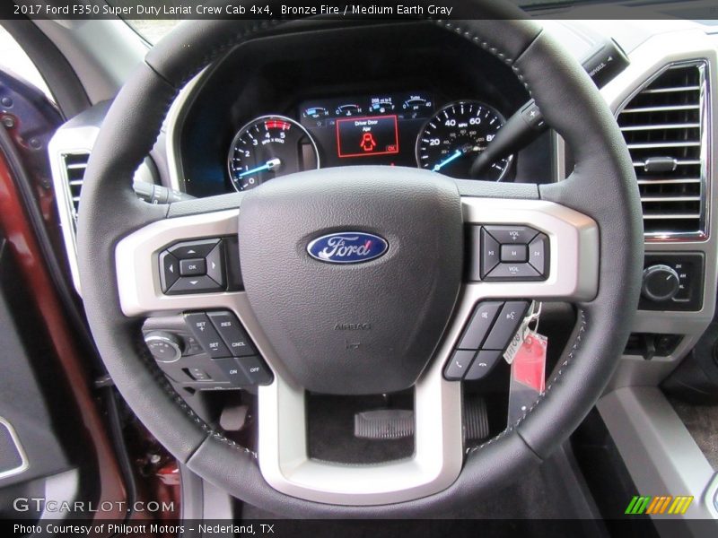  2017 F350 Super Duty Lariat Crew Cab 4x4 Steering Wheel