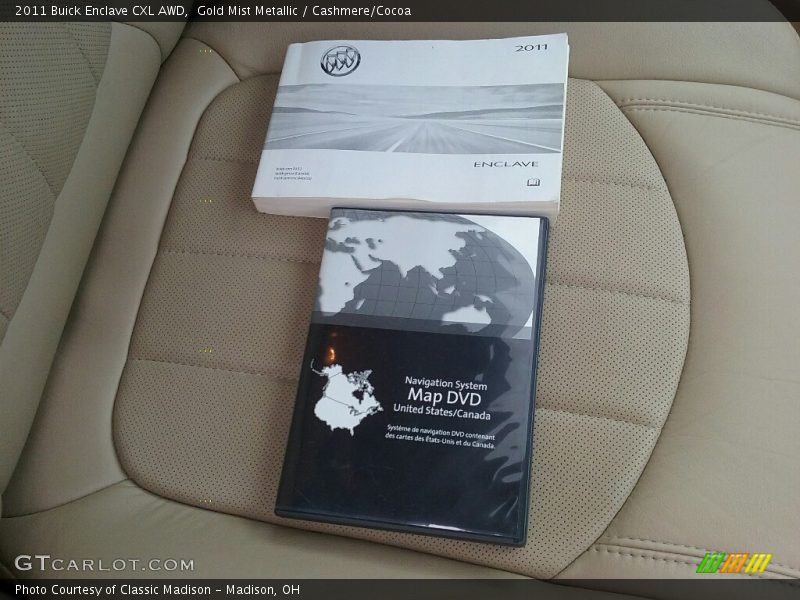 Gold Mist Metallic / Cashmere/Cocoa 2011 Buick Enclave CXL AWD