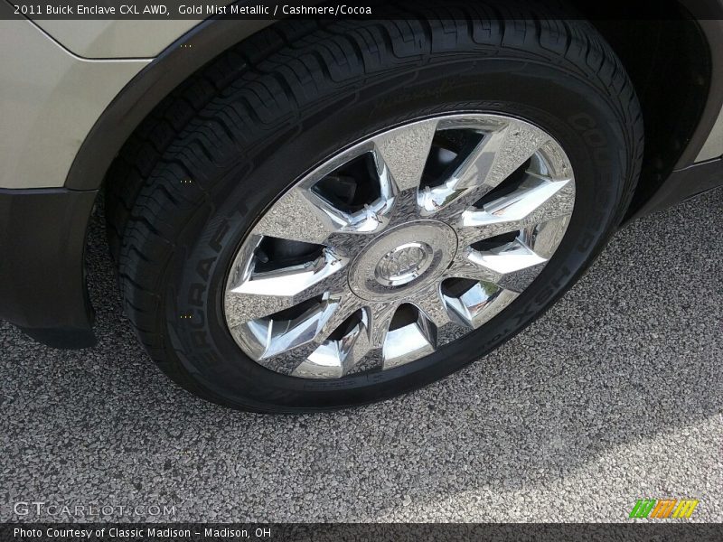 Gold Mist Metallic / Cashmere/Cocoa 2011 Buick Enclave CXL AWD