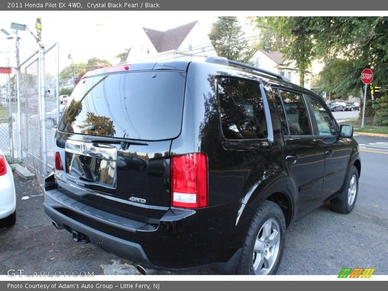 Crystal Black Pearl / Black 2011 Honda Pilot EX 4WD