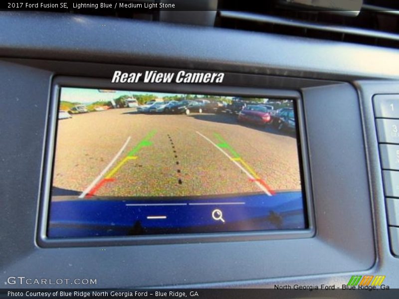 Lightning Blue / Medium Light Stone 2017 Ford Fusion SE