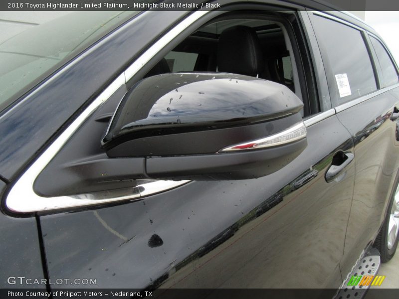 Midnight Black Metallic / Black 2016 Toyota Highlander Limited Platinum