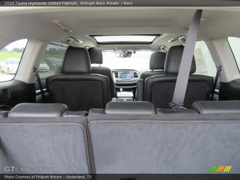 Midnight Black Metallic / Black 2016 Toyota Highlander Limited Platinum