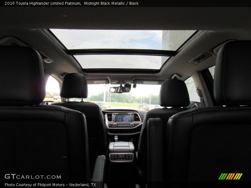 Midnight Black Metallic / Black 2016 Toyota Highlander Limited Platinum