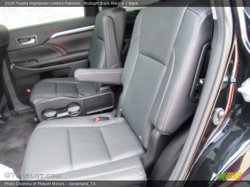 Midnight Black Metallic / Black 2016 Toyota Highlander Limited Platinum