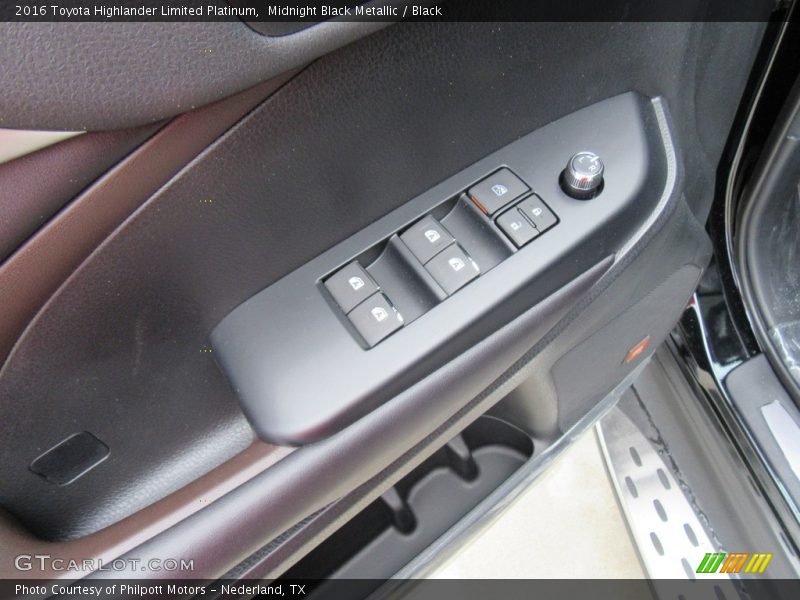 Midnight Black Metallic / Black 2016 Toyota Highlander Limited Platinum