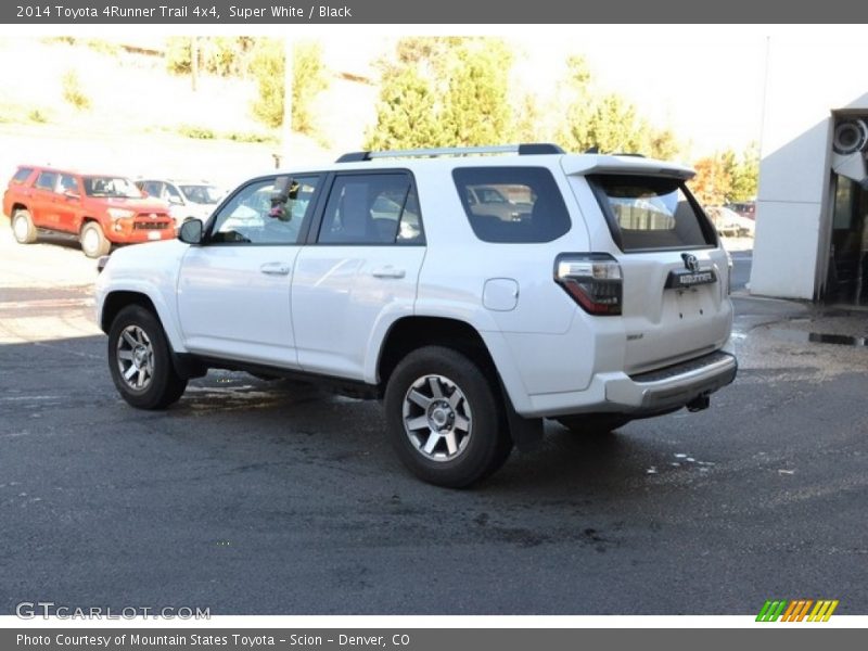 Super White / Black 2014 Toyota 4Runner Trail 4x4