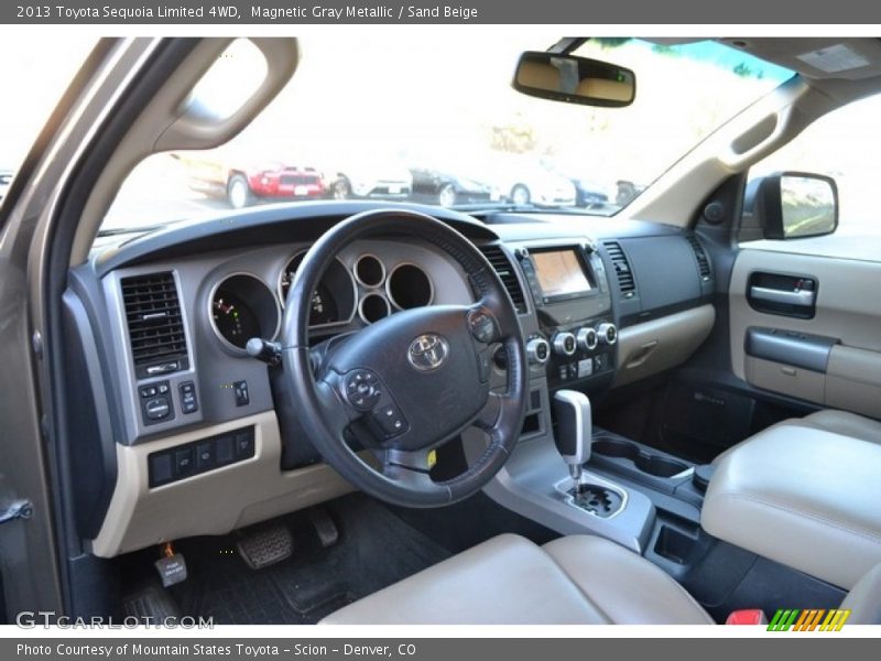 Magnetic Gray Metallic / Sand Beige 2013 Toyota Sequoia Limited 4WD