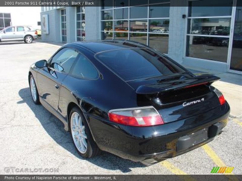 Black / Black 2001 Porsche 911 Carrera 4 Coupe