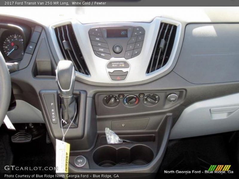 White Gold / Pewter 2017 Ford Transit Van 250 MR Long