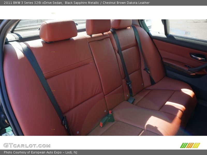 Black Sapphire Metallic / Chestnut Brown Dakota Leather 2011 BMW 3 Series 328i xDrive Sedan