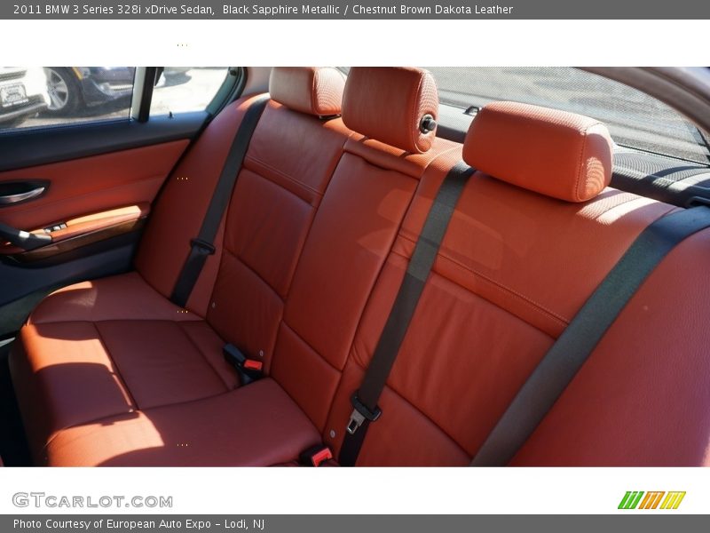 Black Sapphire Metallic / Chestnut Brown Dakota Leather 2011 BMW 3 Series 328i xDrive Sedan