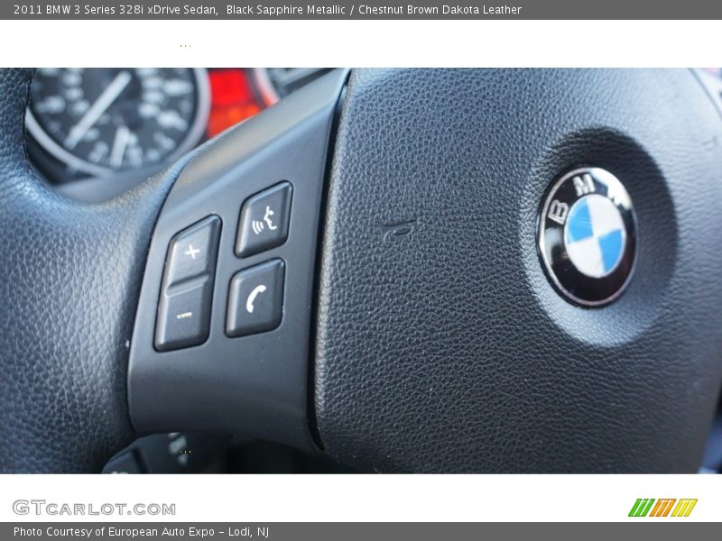 Black Sapphire Metallic / Chestnut Brown Dakota Leather 2011 BMW 3 Series 328i xDrive Sedan
