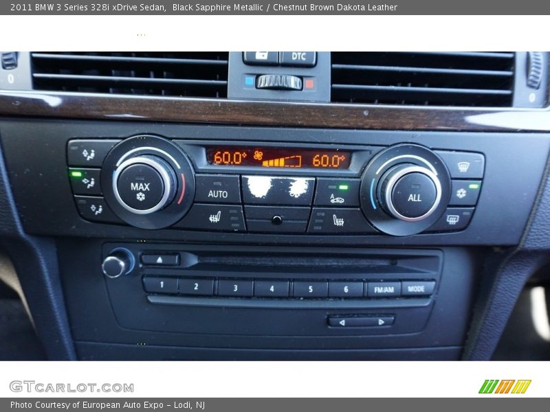 Black Sapphire Metallic / Chestnut Brown Dakota Leather 2011 BMW 3 Series 328i xDrive Sedan