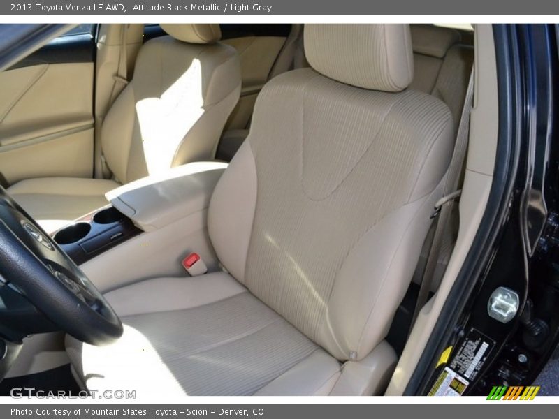 Attitude Black Metallic / Light Gray 2013 Toyota Venza LE AWD