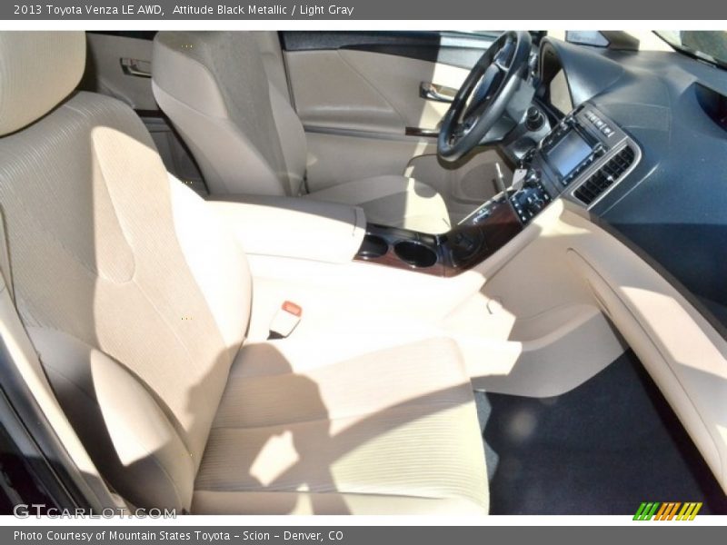 Attitude Black Metallic / Light Gray 2013 Toyota Venza LE AWD