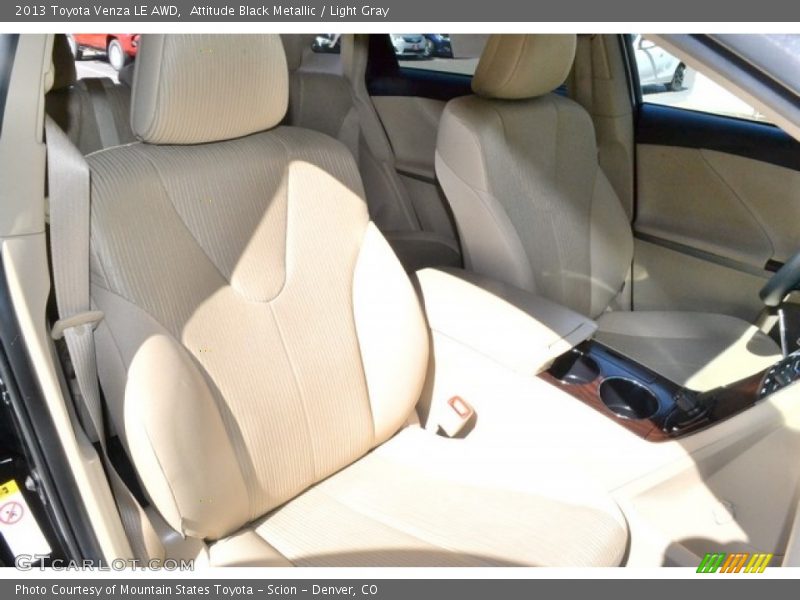 Attitude Black Metallic / Light Gray 2013 Toyota Venza LE AWD