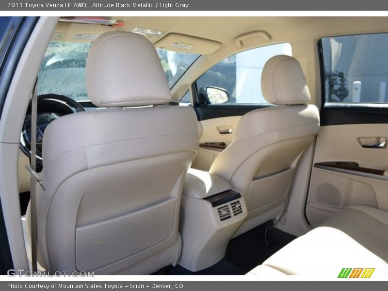 Attitude Black Metallic / Light Gray 2013 Toyota Venza LE AWD