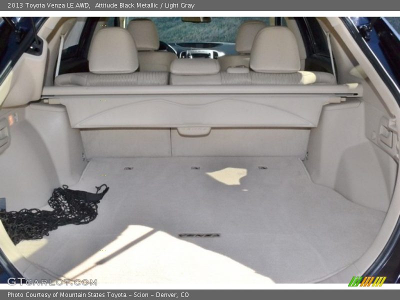 Attitude Black Metallic / Light Gray 2013 Toyota Venza LE AWD