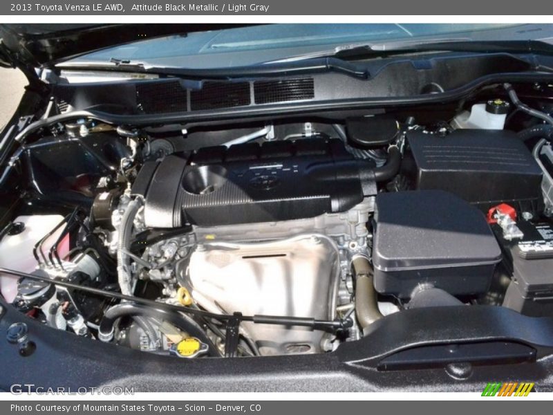 Attitude Black Metallic / Light Gray 2013 Toyota Venza LE AWD