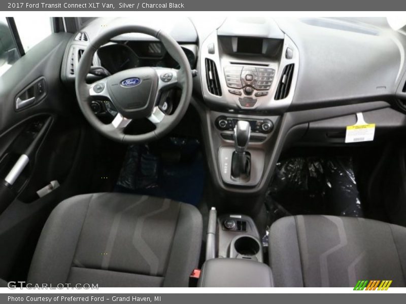 Silver / Charcoal Black 2017 Ford Transit Connect XLT Van
