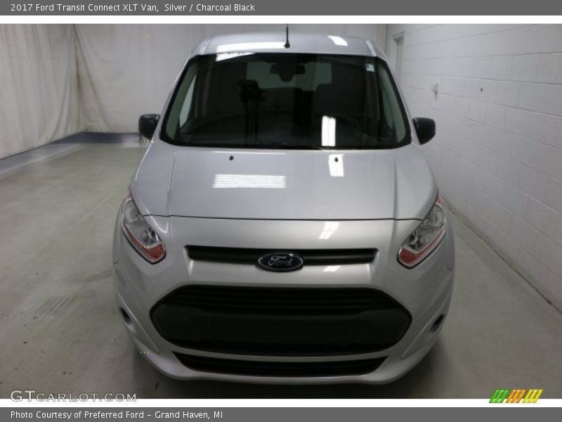 Silver / Charcoal Black 2017 Ford Transit Connect XLT Van