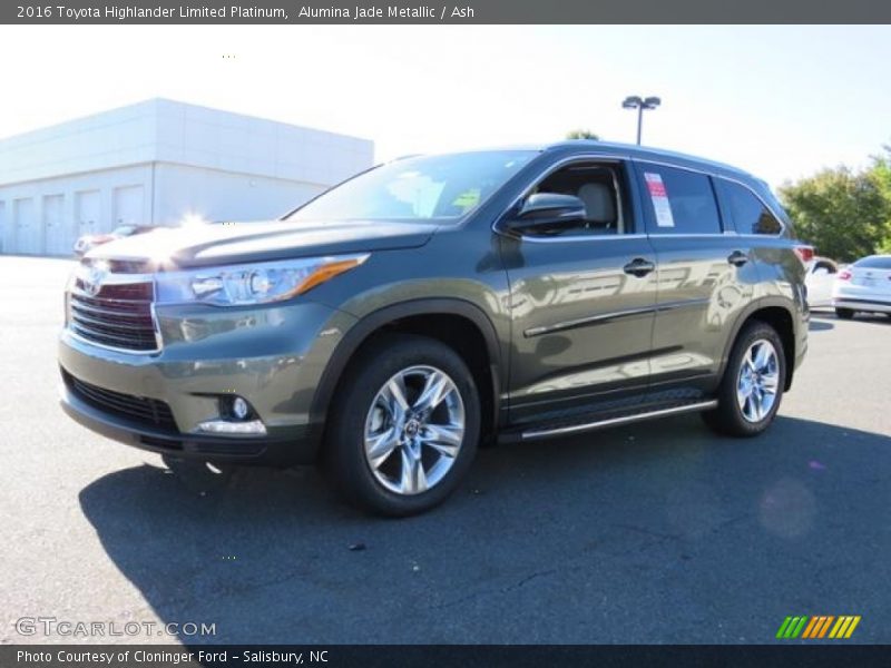 Alumina Jade Metallic / Ash 2016 Toyota Highlander Limited Platinum