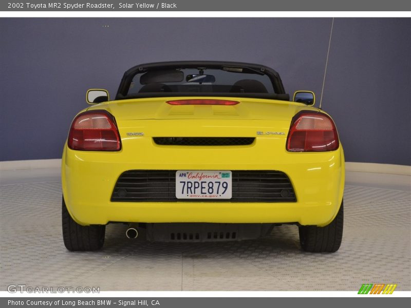 Solar Yellow / Black 2002 Toyota MR2 Spyder Roadster