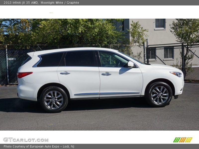 Moonlight White / Graphite 2013 Infiniti JX 35 AWD