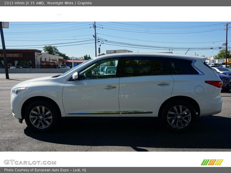 Moonlight White / Graphite 2013 Infiniti JX 35 AWD