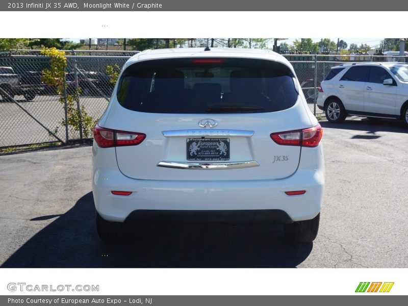 Moonlight White / Graphite 2013 Infiniti JX 35 AWD