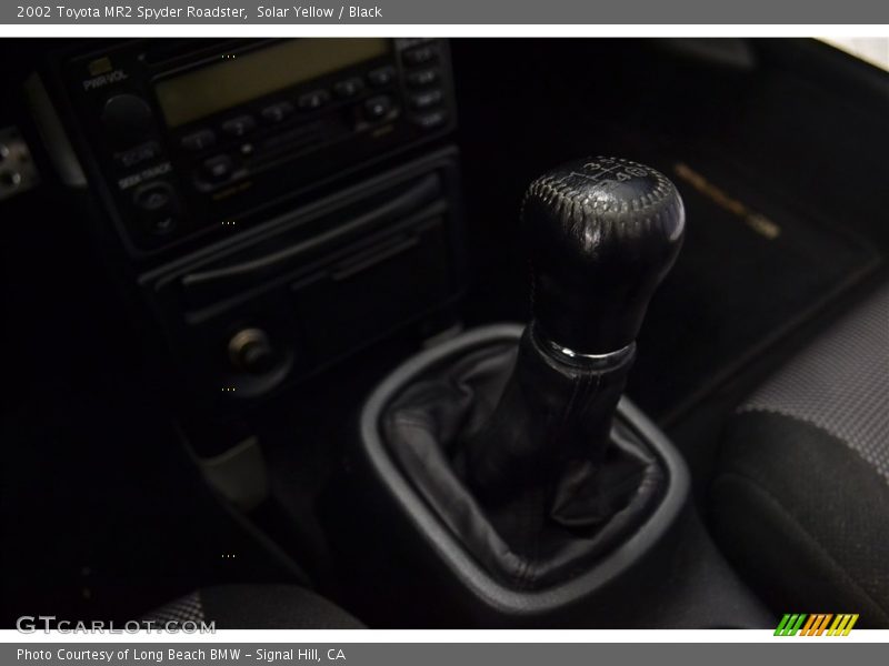 Solar Yellow / Black 2002 Toyota MR2 Spyder Roadster