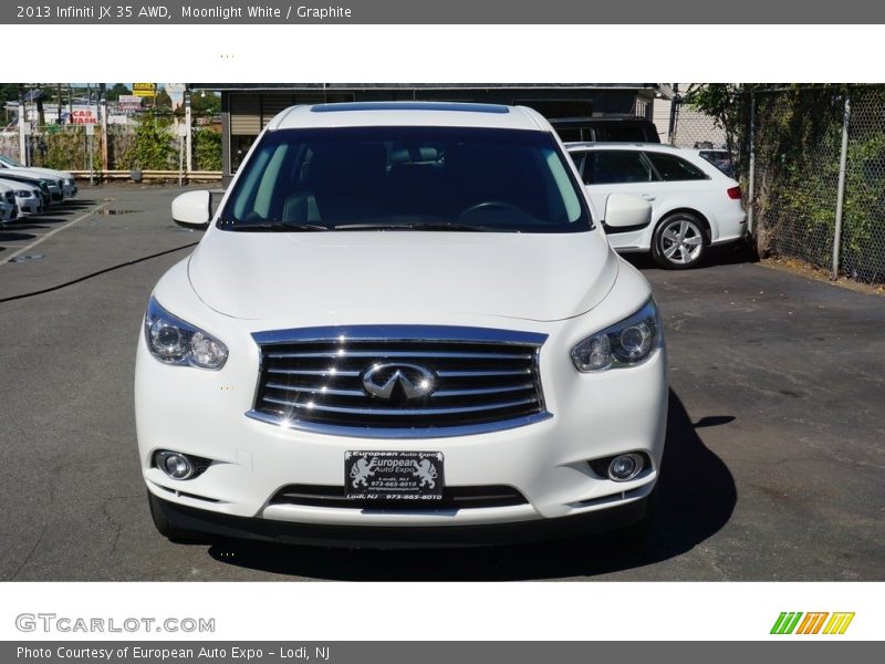 Moonlight White / Graphite 2013 Infiniti JX 35 AWD