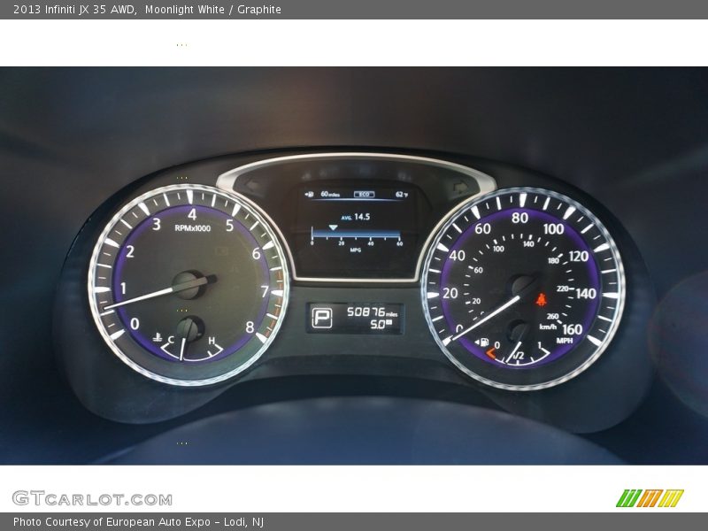 Moonlight White / Graphite 2013 Infiniti JX 35 AWD
