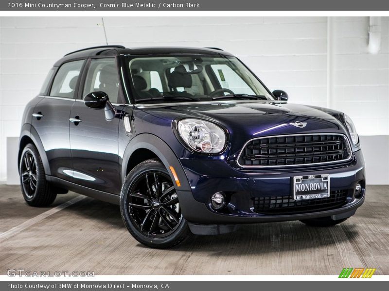 Cosmic Blue Metallic / Carbon Black 2016 Mini Countryman Cooper