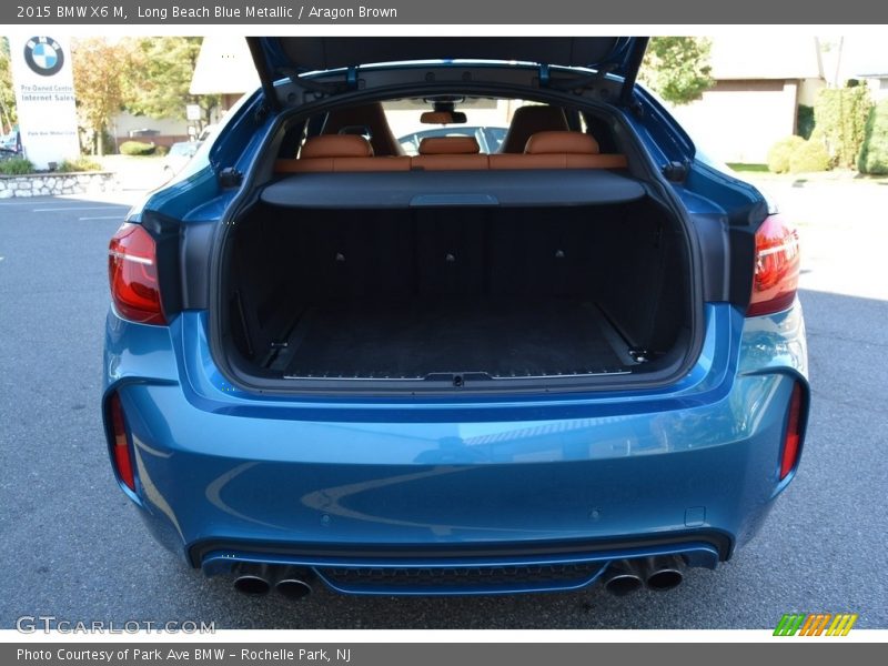 Long Beach Blue Metallic / Aragon Brown 2015 BMW X6 M