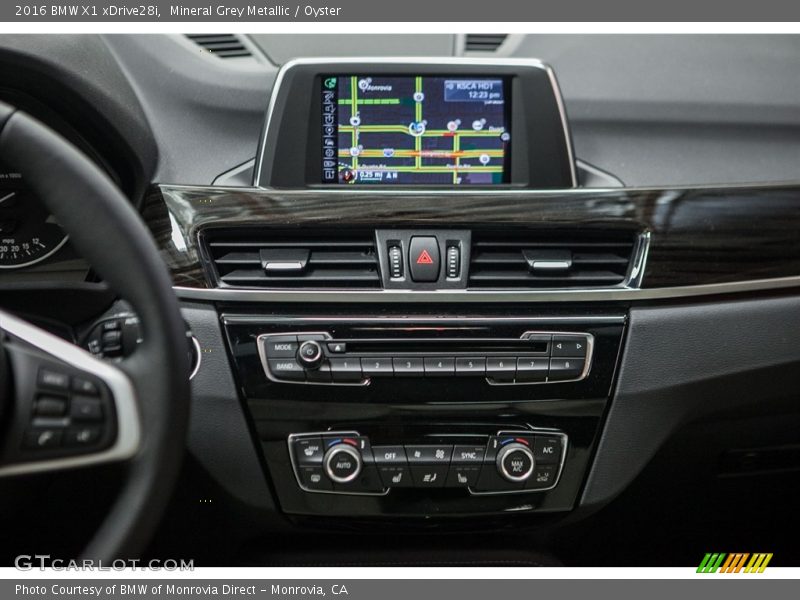 Mineral Grey Metallic / Oyster 2016 BMW X1 xDrive28i